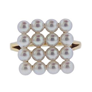 Mikimoto 14k Gold Pearl Ring