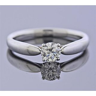Tiffany &amp; Co GIA 0.38ct F VVS2 Diamond Engagement Ring
