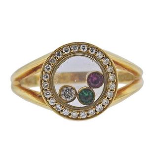 Chopard Happy Diamond 18k Gold Ring