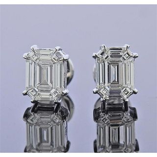 0.82ct Diamond Gold Stud Earrings