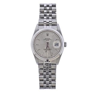 Rolex Oyster Date Stainless Steel Watch 15200