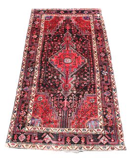 Sherivan Hand-Knotted Vintage Persian Wool Rug