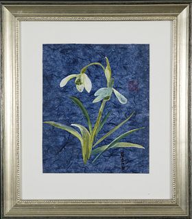 Sharon Smith Viles, Snowdrops: Spring is on the Way