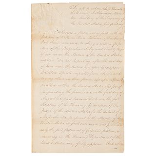 Alexander Hamilton Document Signed