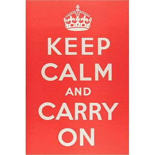 Keep Calm and Carry On Original Poster (c. 1939)