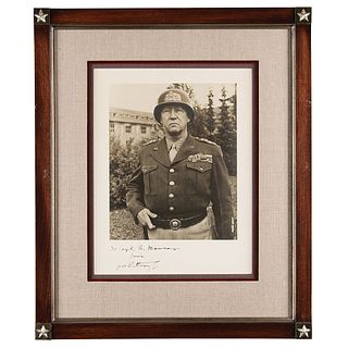 George S. Patton Signed Oversized Photograph