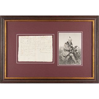 Daniel Boone Autograph Document Signed