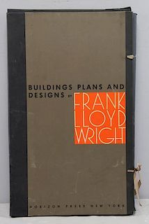 WRIGHT, Frank Lloyd. Portfolio "Buildings Plans