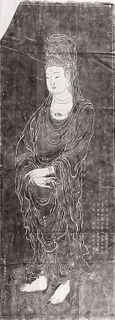 Ink Rubbing of Guanyin Bodhisattva
