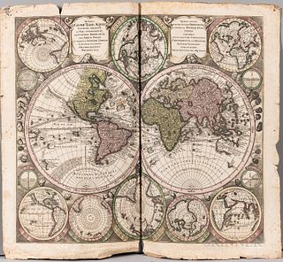 Seutter, Matthias (1678-1757), Diversi Globi Terr-Aquei Stationi Variante et Visu Intercedente Per Coluros Tropicorum Per Ambos Polos et Particul. Sph