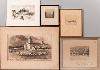 Six Etchings Including: