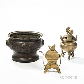 Three Bronze/Brass Items