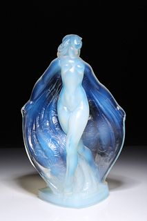 Sabino France Glass Female Figure