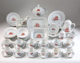 Set of Wedgwood Flying Cloud Georgetown Collection Dinner Service