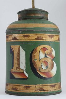 Parnall and Sons Tole Tea Bin, late 19th Century