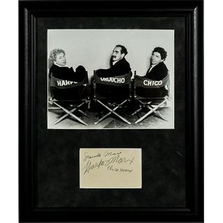 Marx Brothers Photograph and Certified Autographs