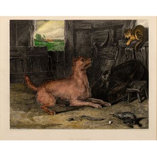 After Sir Edwin Landseer Engraving Prints, The Intruder