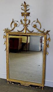 Decorative Giltwood and Gessoed Mirror.