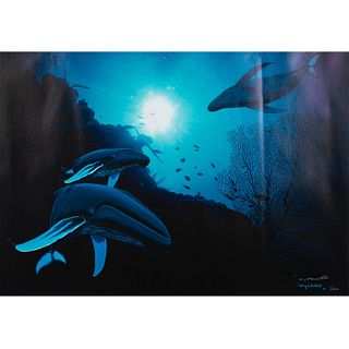 Wyland (American b. 1965) Signed Giclee on Canvas