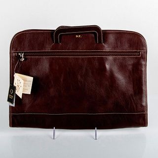 Misuri Firenze Brown Leather Briefcase