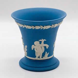 Wedgwood Pale Blue Jasperware Posey Pot