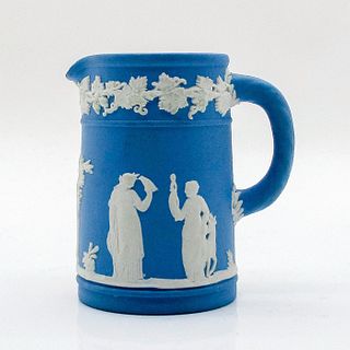 Wedgwood Jasperware Porcelain Blue Miniature Pitcher