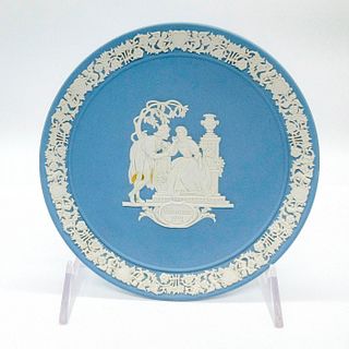 Wedgwood Blue Jasperware Valentine 1991 Plate