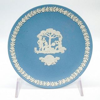 Wedgwood Blue Jasperware Mother 1984 Plate