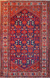 Antique Persian Hamadan Oriental Carpet, circa 1920s