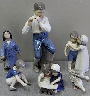 Lot of Assorted Porcelain Figures by B & G & Royal