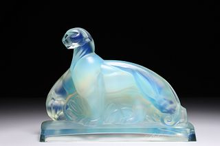 Sabino Paris Glass Panthers Figure