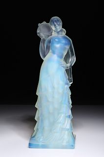 Sabino Paris Glass Female Figure