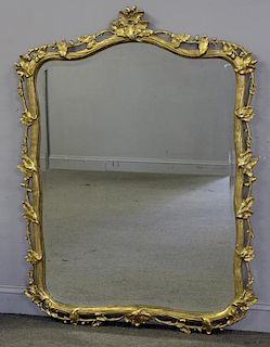 Vintage Carved and Giltwood Mirror.