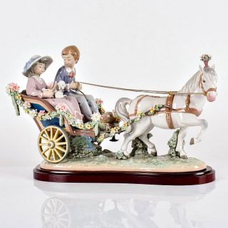 A Ride In Park 1005718 LTD - Lladro Porcelain Figurine