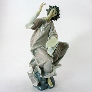 Angel with Tambourine 1001320 - Lladro Porcelain Figurine