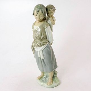 Gypsy with Brother 1004800 - Lladro Porcelain Figurine