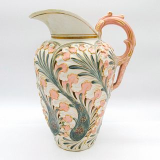 Doulton Lambeth Floral Carrara Handle Vase