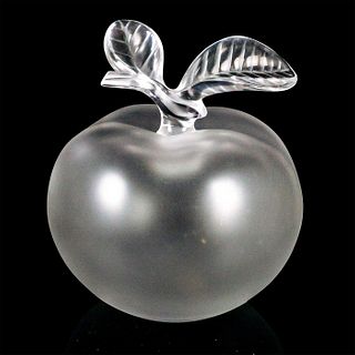 Lalique Crystal Perfume Bottle with Stopper, Grand Pomme