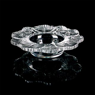 Lalique Crystal Honfleur Geranium Ashtray