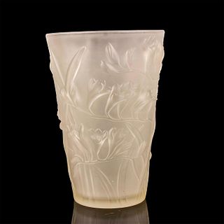 Phoenix Consolidated Glass Vase, Frosted Freesia