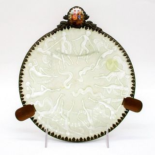 Vintage Consolidated Phoenix Glass Ashtray, Dancing Nymphs