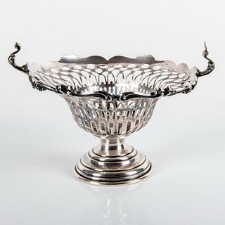 Vintage Sterling Silver Basket