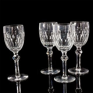 4pc Waterford Curraghmore White Wine Glasses