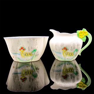 2pc Shelley England Pitcher and Bowl, Pattern 2117