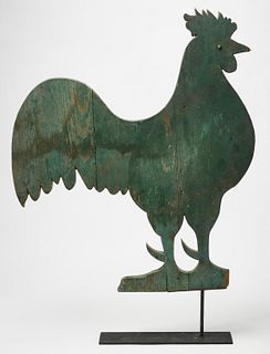 Wooden Rooster Weathervane