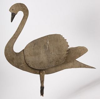 Wooden Swan Decoy