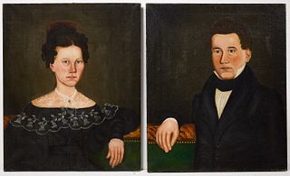 Pair of Portraits by Royal Brewster Smith