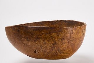 Fine Early Carved Burl Bowl
