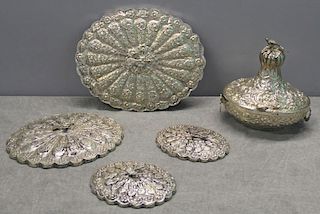 SILVER. Grouping of Egyptian Silver.