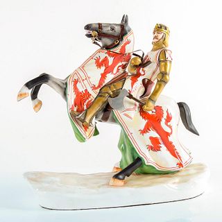 Michael Sutty Porcelain Figure of Robert the Bruce on Horse